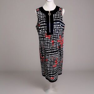 Per Se, Vintage Sleeveless Zip-Up Dress